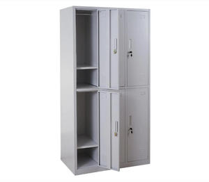 Kích Thước Tùy Chỉnh Và Colour 6-Cửa Thép <span class=keywords><strong>Locker</strong></span> Từ Lạc Dương Trung Quốc Với Key Khóa Sắt Kệ Quần Áo Móc Áo Và Nhỏ Gương - Product Image 5