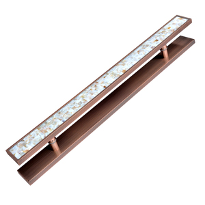 <strong>Light</strong> Luxury Shell Solid Wood Door Handrail Large Stainless Steel <strong>Pull</strong> <strong>Handle</strong> Villa Glass Sliding Door <strong>Handle</strong> for Hotel KTV Club - Product Image 4