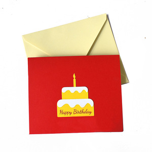 3D Happy <strong>Birthday</strong> Paper <strong>Card</strong> with Pop up Fruit Cake sharp and Wishes <strong>Card</strong> Packed with Envelop Packing Ready for Shipping - Product Image 6