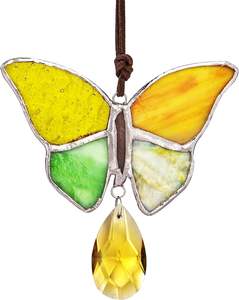 Art décoratif en <span class=keywords><strong>vitrail</strong></span> pour fenêtre et porte, décorations en <span class=keywords><strong>vitrail</strong></span>, panneaux de papillons, animaux, panneau de fenêtre suspendu <span class=keywords><strong>Tiffany</strong></span> en <span class=keywords><strong>vitrail</strong></span> - Product Image 4