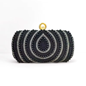 Factory Direct Creative Women's Bag Faux Pearl Fashion <b>Wedding</b> Bag Retro White Cheongsam <b>Clutch</b> Bag - Product Image 2