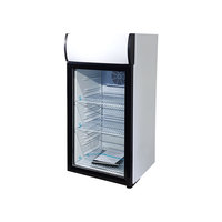Mini-réfrigérateur vitrine Meisda SC80B 80L avec porte en verre, pour comptoir, refroidisseur de boissons et de bières