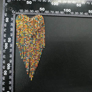 ZSY luxe Punk vent manteau costume bricolage mode gland Badge épaulettes épaule patchs gland perlé épaulette - Product Image 3