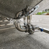 1000L usine sur mesure réservoir de stockage en acier inoxydable de qualité sanitaire 316 réservoir de stockage de matériel réservoir de stockage d'huile de jus cosmétique