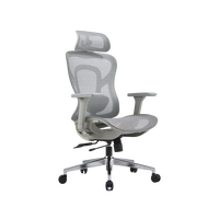 Chaise de bureau ergonomique moderne en maille pour ordinateur, confortable et simple, idéale pour le travail en gros