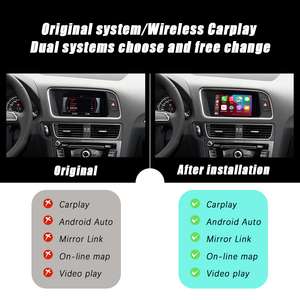 CZT-AUTO Phổ Thông Minh Không Dây Carplay Và Android Tự Động Cho Audi Q5 Mmi 3G 2010-2018 Hiển Thị Gương-Liên Kết/Đài Phát Thanh/Phương Tiện Truyền Thông/Máy Ảnh - Product Image 3