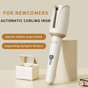 Set Profesional de Rizador de Pelo de Cerámica Eléctrico Giratorio con Pantalla LED de Temperatura, Herramienta de Peinado de Plástico de Marca Privada - Product Image 6