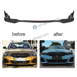 Labio delantero de fibra de carbono seco Negro estilo MP al por mayor de fábrica para <span class=keywords><strong>BMW</strong></span> 3 Series <span class=keywords><strong>G20</strong></span> G28 <span class=keywords><strong>335i</strong></span> 335Li 2020-IN - Product Image 2