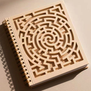 <span class=keywords><strong>Libro</strong></span> di Attività Personalizzato con Labirinti a Spirale e Giochi di Parole per Adulti e Bambini - Product Image 2