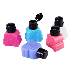 250ml Empty Pump Dispenser Bottle <b>Nail</b> Art Water Storage Polish Remover Cleaner Container - Product Image 4