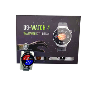 2024 새로운 도착 D9-<span class=keywords><strong>Watch</strong></span> 4 프로 스마트 시계 세트 라운드 스크린 실제 심박수 몬트리 지능형 OEM 지원 스마트 웨어
