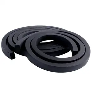 High Elasticity Round Silicone Rubber Foam Sealing Strip Epdm Sponge Rubber Cord For Motor Auto