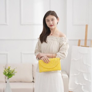2025Fashion Colorful Straw <strong>Beach</strong> Bag Wheat Straw Clutch Handmade Straw Pouch Clutch Natural <strong>Beach</strong> <strong>Accessories</strong> - Product Image 6