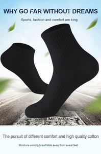 Wholesale Blank White Black Man Sports Boat <b>Socks</b> Middling Breathable Sport Running Basketball <b>Long</b> <b>Socks</b> - Product Image 5