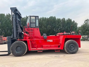 Used Kalmar FD450 Reach Stacker 45 Ton Container Reachstacker Gloria Red450 With Toplift Spreader For Port Yardnternal Combustio - Product Image 1