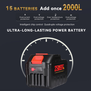 ปั๊มถ่ายน้ำมันแบบพกพา แบตเตอรี่ลิเธียม 21V  แบบดูดเองได้ 5-50 ลิตร/นาที ประสิทธิภาพสูง ชุดเติมน้ำมันเร็ว  สถานีเติมน้ำมัน ZS-B20 ลิเธียม - Product Image 3
