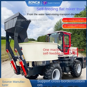 Camión Mezclador de Concreto Automático con Ruedas y Alimentación Automática, Rodillo Móvil de 3.5 Metros Cúbicos, Camión Mezclador de Ingeniería - Product Image 4