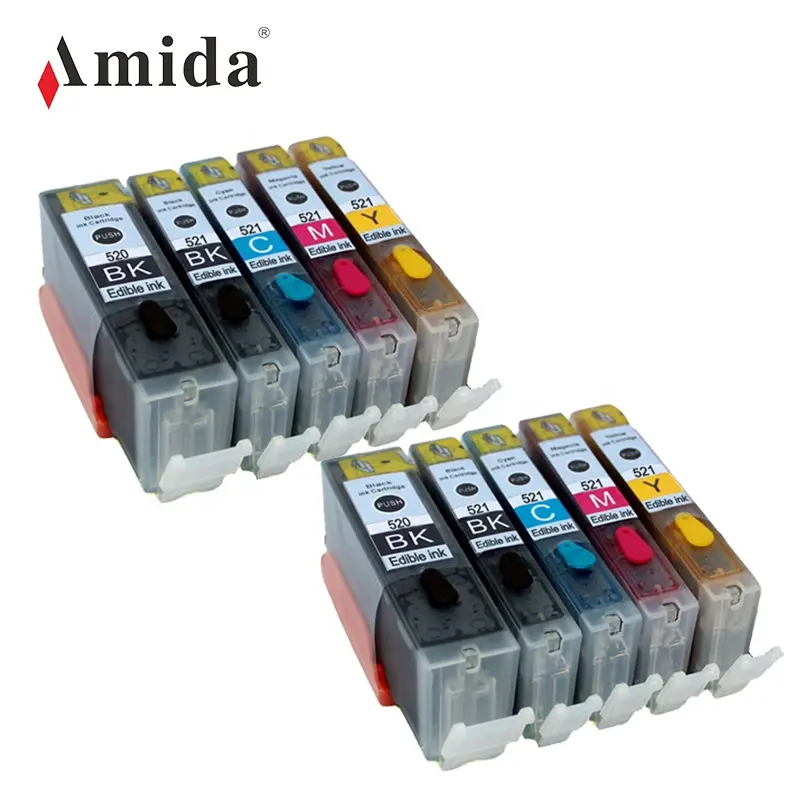 Amida PGI-520 CLI-521 520 521 Farbtintenpatrone kompatibel für PIXMA IP3600 MP540 MP560 Drucker