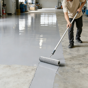 Résine époxy auto-nivelante Revêtement de <span class=keywords><strong>sol</strong></span> époxy industriel Mastic intermédiaire Peinture liquide Bâtiment <span class=keywords><strong>Garage</strong></span> Entrepôts Sols - Product Image 1