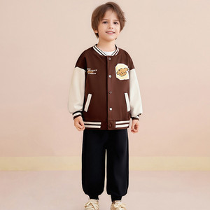 Veste de baseball pour garçons en vente flash, ensemble 2 pièces, veste de baseball décontractée pour enfants et pantalon de jogging, tenue de sport d'automne pour tout-petits - Product Image 6