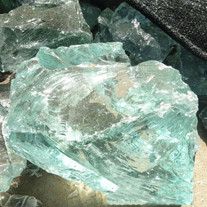 Grande roccia di vetro per l'abbellimento della parete del gabbione di vetro pietra vendita della fabbrica fornitura diretta - Product Image 3