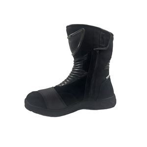 Botas de Motociclismo para <span class=keywords><strong>Hombre</strong></span>, para Todas las Estaciones, Diseño Antideslizante con Suela de Goma Resistente, Equipo de Motociclismo - Product Image 4