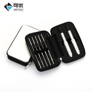 Kit de réparation de lunettes Keyou, tournevis 10 embouts, métal, ensemble d'outils tout-en-un pour l'entretien des lunettes - Product Image 1