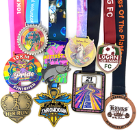 Individuelle Tennismedaille mit Sublimationsband für Turnierpreise