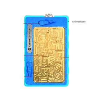 แท่นถอดบอร์ดแม่แบบ SS-T12A N13 สำหรับ <span class=keywords><strong>iPhone</strong></span> <span class=keywords><strong>13</strong></span> 13mini 3promax ใช้สำหรับถอด CPU และ <span class=keywords><strong>Nand</strong></span> ด้วยความร้อน สถานีบัดกรี - Product Image 1