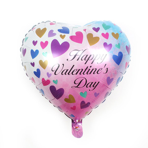 Ballon en <span class=keywords><strong>film</strong></span> aluminium pour la saint-valentin, 18 pouces, livraison gratuite, à hélium, décoration, pour fête, mariage, en papier aluminium - Product Image 2