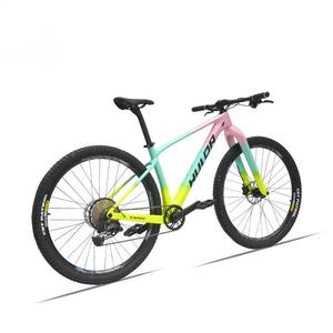 Llanta de Fibra de <span class=keywords><strong>Carbono</strong></span> de 27.5/<span class=keywords><strong>29</strong></span> Pulgadas con Eje Pasante para Bicicleta de Montaña, Pared Doble, Pared Lateral Amarilla, Frenos de Disco Hidráulicos de 11 Velocidades - Product Image 3