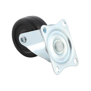 Roulettes pivotantes universelles en caoutchouc réglables et durables de 3 pouces, roulements à billes, capacité de 65 kg, pour hôpitaux et salles de bain, personnalisables OEM - Product Image 1