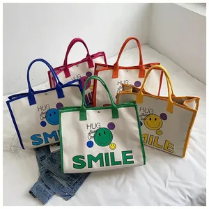 Can Add Your Own Logo Printed Dust Proof Natural Semi White Cotton Canvas Custom Drawstring Tote Bag For Shopping