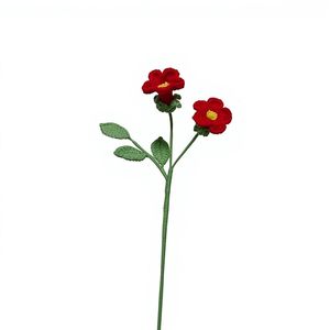 ของตกแต่งคริสต์มาสรูปดอกไม้ถักโครเชต์หลากสีสันยอดนิยม ทำด้วยมือ ของขวัญสำหรับวันรับปริญญาและปีใหม่ - Product Image 1