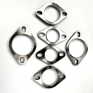 Otomatik evrensel farklı boyut paslanmaz çelik damgalama parçası egzoz flanş contası - Product Image 1