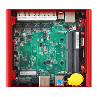 Boîtier ITX industriel H30S pour Pfsense Opnsense, ordinateur de bord sans ventilateur, barebone, Intel Celeron J6412, mini PC industriel