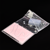 Porte-cartes PVC personnalisé, étui de passeport transparent en PVC imperméable, portefeuille de voyage en plastique, porte-documents et billets