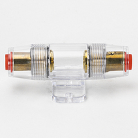 Su geçirmez AGU Sigorta Tutucu 10x38mm 12V Araç Ses Stereo Amplifikatörü Denizcilik Otomotiv için Sıralı Sigorta Tutucu