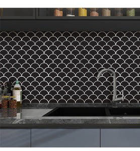 Autocollant mural à coller, marbre, 30*30cm, design imperméable, auto-adhésif, carreaux muraux en cristal pour la rénovation de la maison - Product Image 3