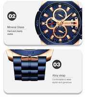 Montre chronographe à quartz pour homme CURREN 8337 en acier inoxydable, nouveau design sportif, boîtier en alliage, Relogio Masculino