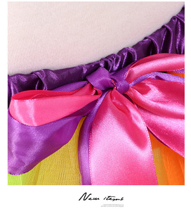 Chica elástica <span class=keywords><strong>Ballet</strong></span> Dancewear Tutus moda colorida hinchada princesa <span class=keywords><strong>Ballet</strong></span> danza tul falda niño niños danza rendimiento desgaste - Product Image 6