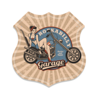 Letrero de Chapa de Estaño Retro Publicitario Vintage Personalizado al por Mayor con Impresión UV, Escudo de Metal para Motocicletas y Autos Antiguos, Póster de Estilo Retro