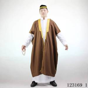 Thobe arabe de Dubaï très demandé, Choli en coton-lin respirant, matière antistatique, vêtements musulmans pour hommes, commande minimum - Product Image 4