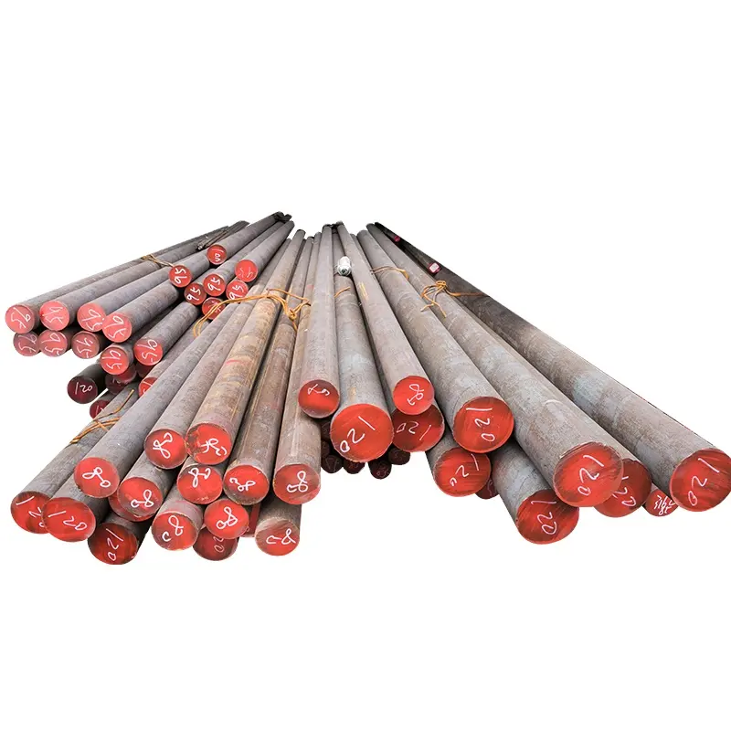 China Supplier 6-600mm C45 1045 4140 Carbon Steel Rod Steel Bar Chrome Plated Mild Steel Round Bar Price