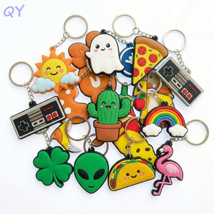 QY Soft PVC Keychain Cartoon Animal Pendant Cute <b>Bag</b> Charm Promotional Souvenir <b>Key</b> <b>Ring</b> Collectible Gift - Product Image 3