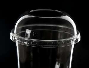 गुंबद ढक्कन (2 इंच के छेद के साथ)-96 मिमी बायोडिग्रेडेबल कोल्ड ड्रिंक ढक्कन स्थायी कॉफी कप कवर - Product Image 3