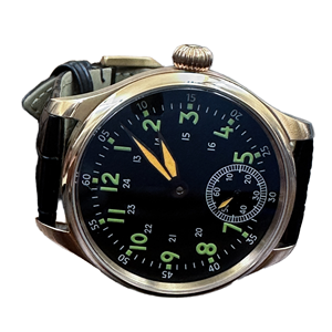 하이 퀄리티 럭셔리 남자의 기계식 자동 다이빙 시계 유리 다이얼 스테인레스 스틸 케이스 가죽 스트랩 좋은 가격 - Product Image 1