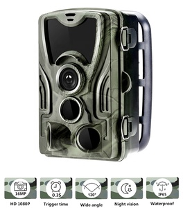 Caméra de chasse <span class=keywords><strong>Suntekcam</strong></span> de haute qualité 50MP 4K pour la faune en extérieur, vision nocturne, étanche, écran de 2,0 pouces, caméra piège photo HC-801A - Product Image 3