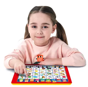 LELEYU 스마트 어린이 교육 학습 활동 보드 논리 게임 생각 패드 지능형 사운드 포인트 독서 책 장난감