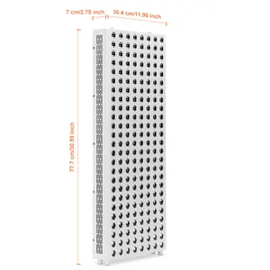 Schmerzlinderung SAIDI Schönheitshautpflege-Gerät 1000 W Rotlicht LED-Panel Bett 660 nm 850 nm Infrarot-Rotlichttherapie